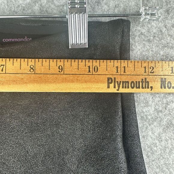 Commando Faux Leather Leggings Womens Small Black Stretch Perfect Control Pants - Picture 8 of 11